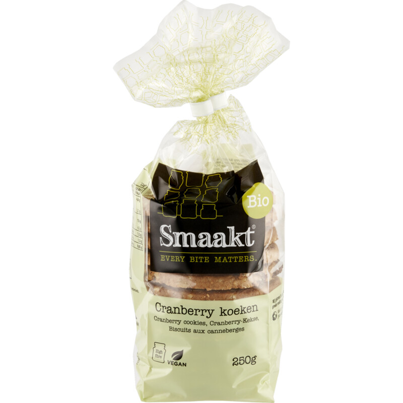 Smaakt Cranberrykoeken