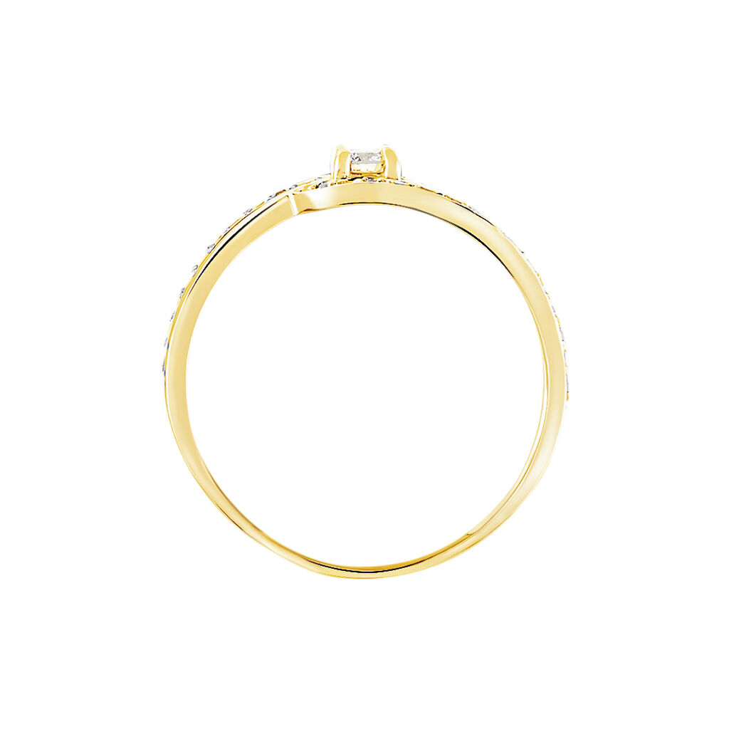 Bague Solitaire Vassilissa Or Jaune Diamant
