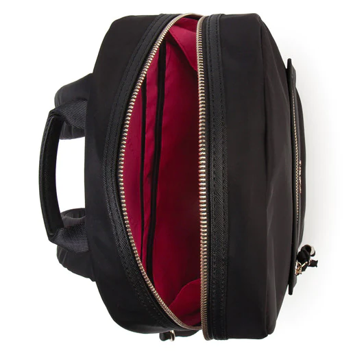 Mochila Brunock Chain Canvas na cor preta
