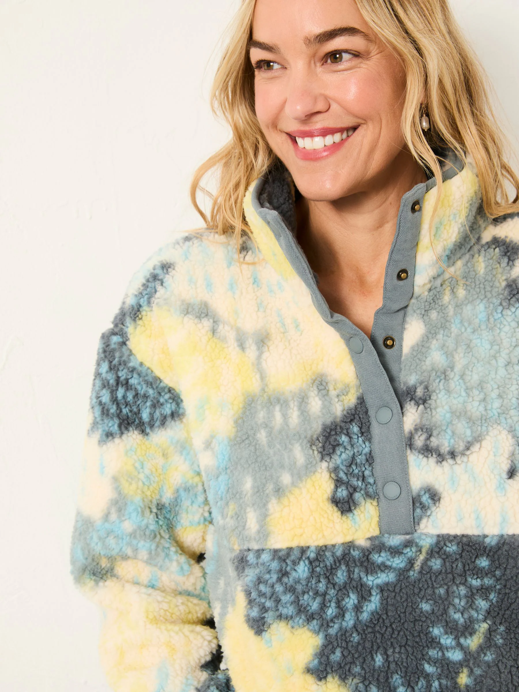 FatFace Half Neck Fleece