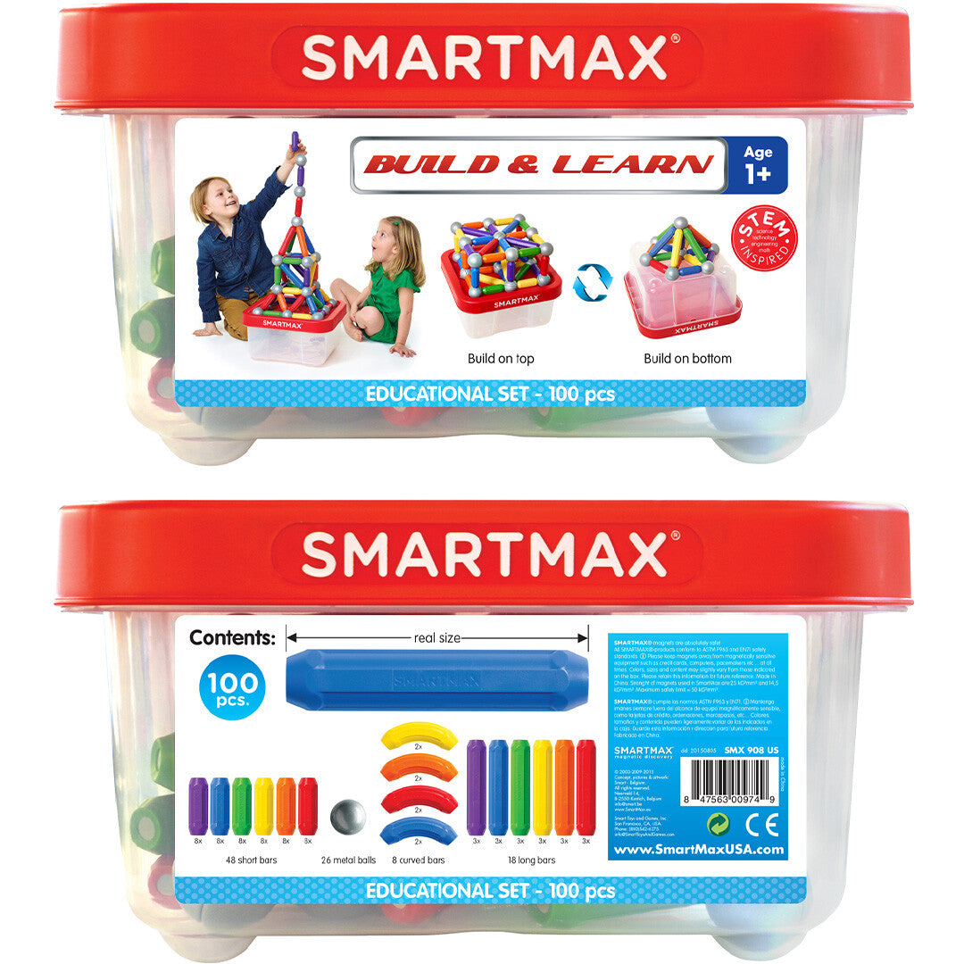 Smartmax bouwset build and learn - 100st