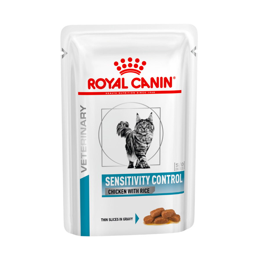 Sachê de Frango e Arroz ao Molho Royal Canin Veterinary Sensitivity Control - Pacote