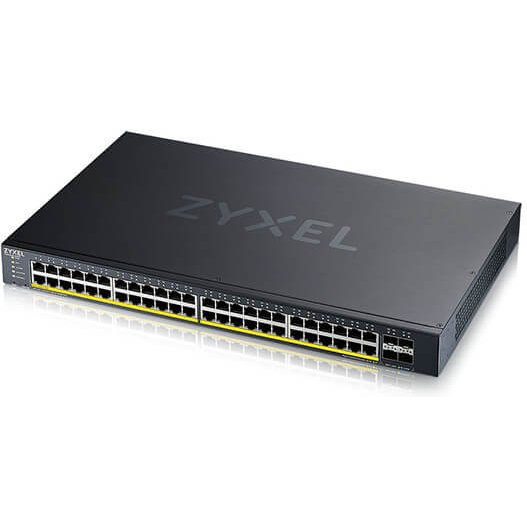 Zyxel XGS1935-52HP Géré L2/L3 Gigabit Ethernet (10/100/1000) Connexion Ethernet, supportant l'alimentation via ce port (PoE)