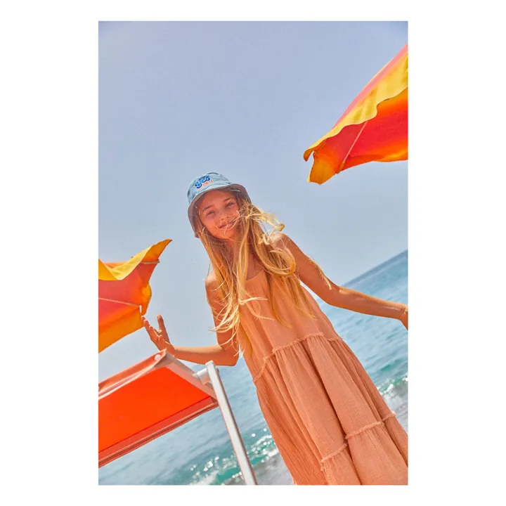 Hundred Pieces Robe en Gaze Coton Bio | Rose