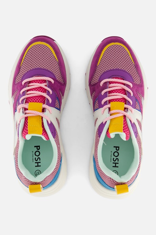 POSH by Poelman Sneakers paars Synthetisch