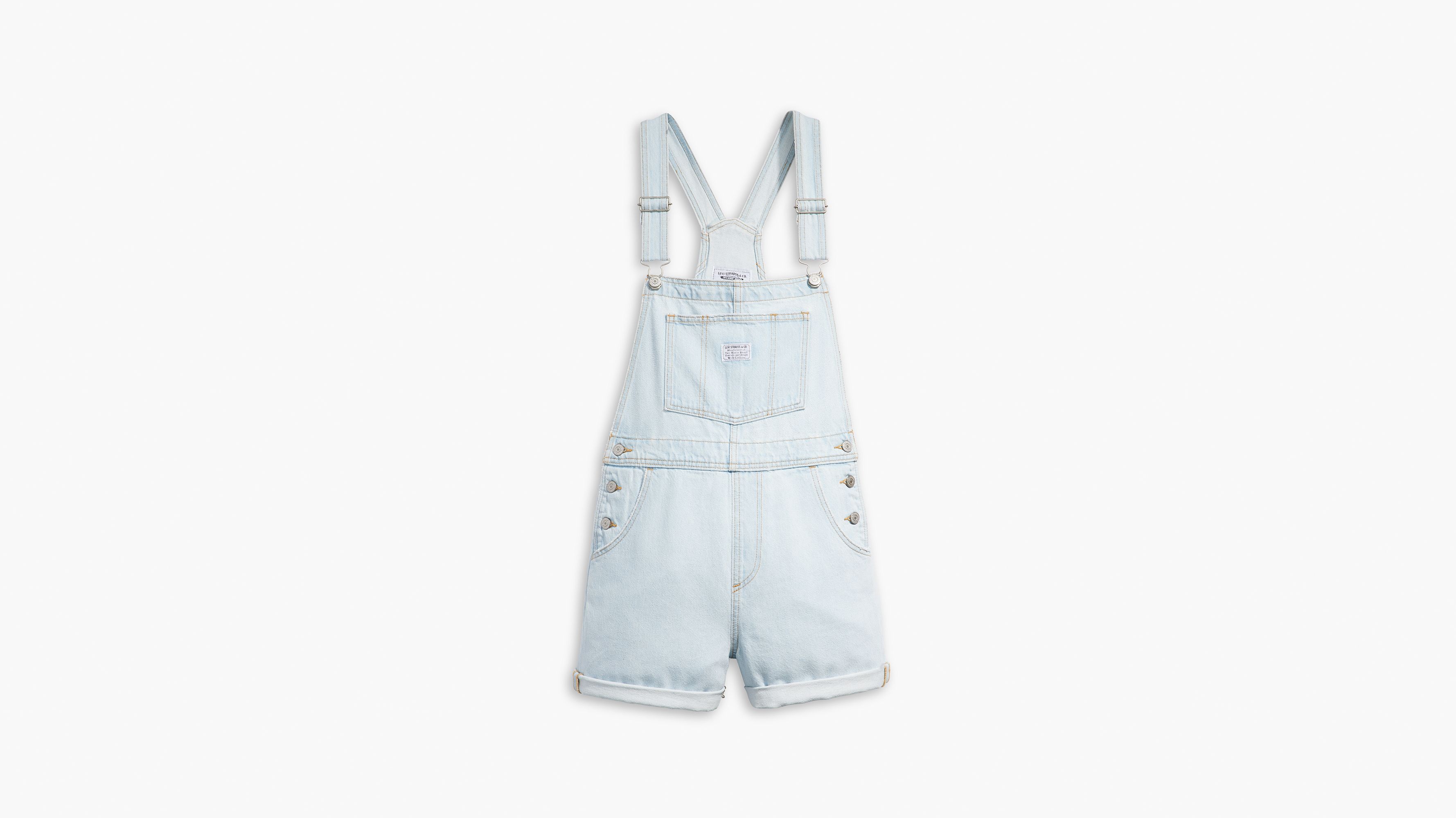 Salopette-short vintage - Changing Expectations - Bleu