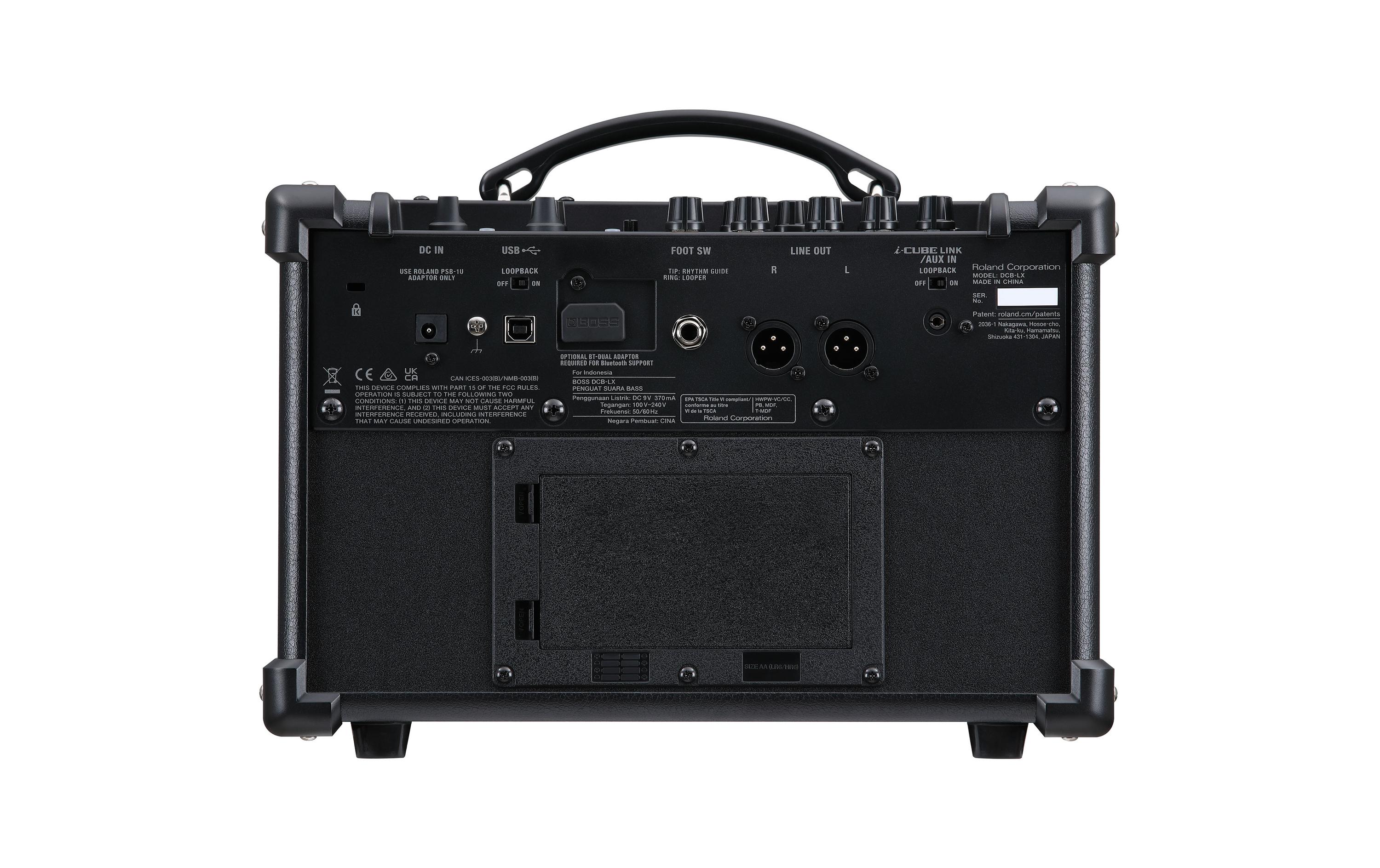 Combo Dual Cube Bass LX<br>Kompakter Bass-Übungsverstärker mit professionellen Sounds und Effekten
