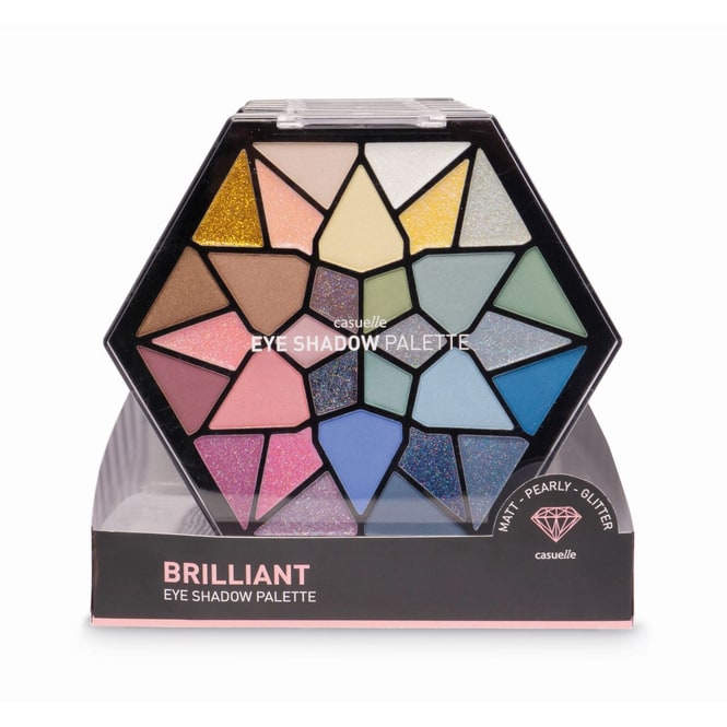 Lidschatten Palette - Brillant - Matt, Pearly, Glitter