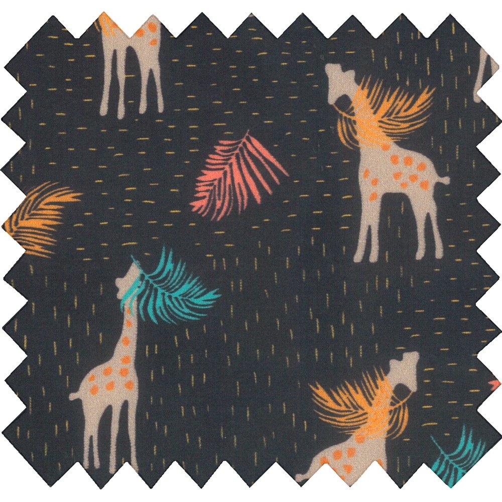 Coupon Tissu 50 Cm Palma Girafe