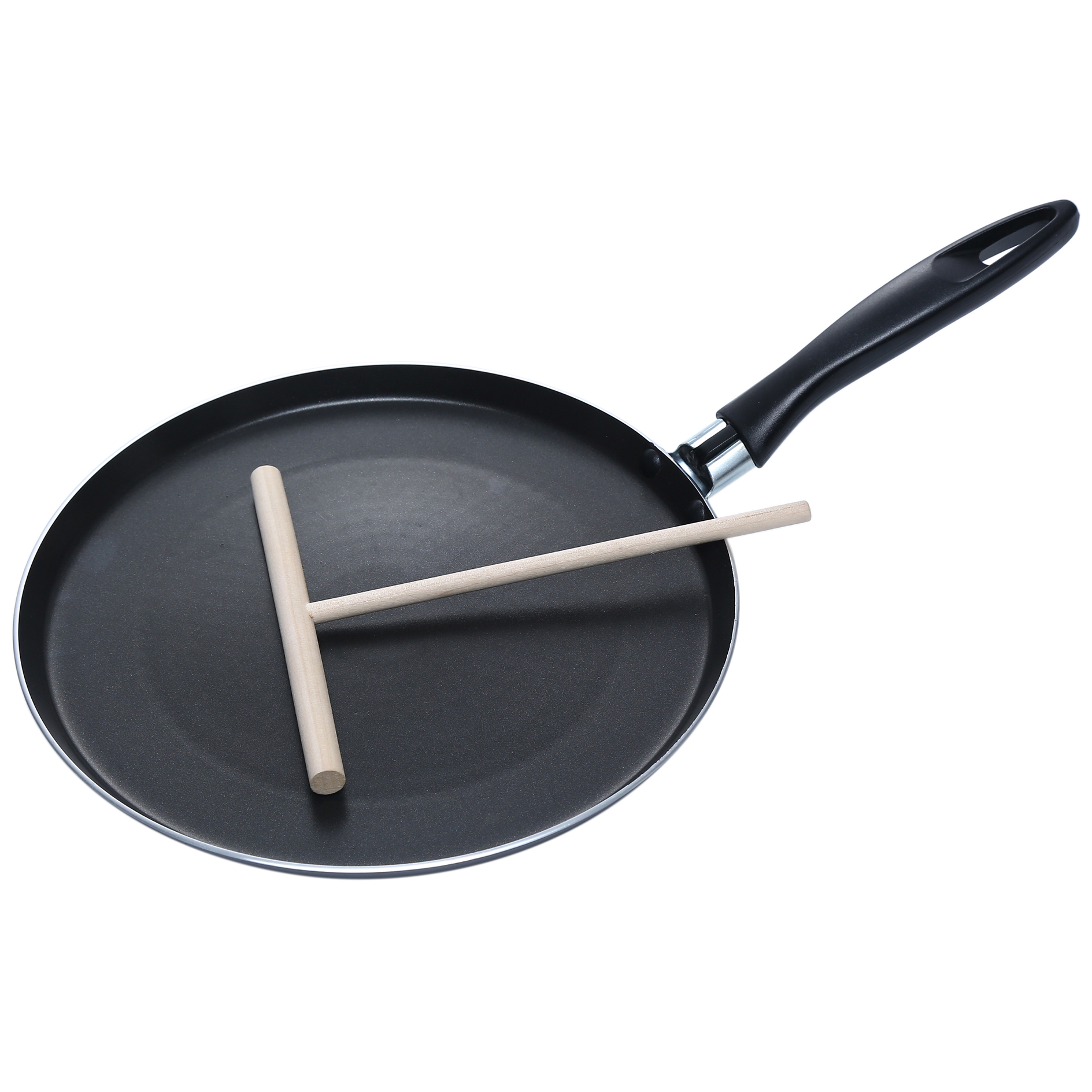 Crepes Pfanne - schwarz - Aluminium