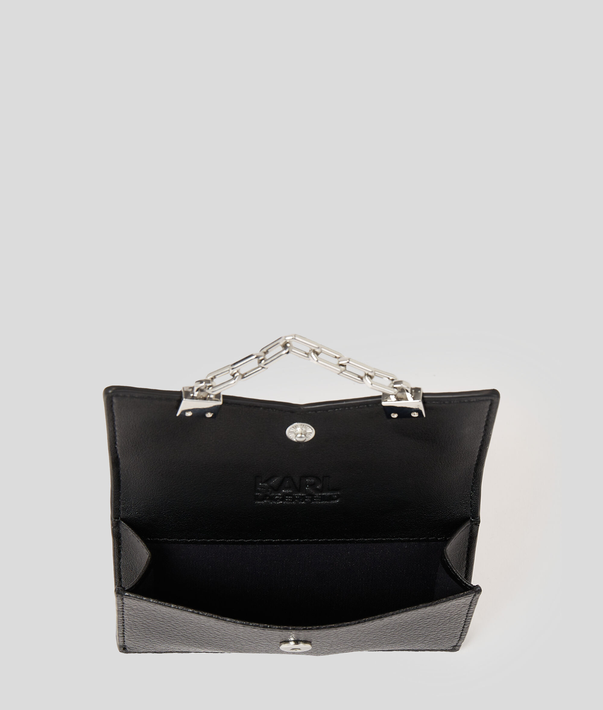 PORTE-CARTES EN CUIR GRAINÉ K/SEVEN