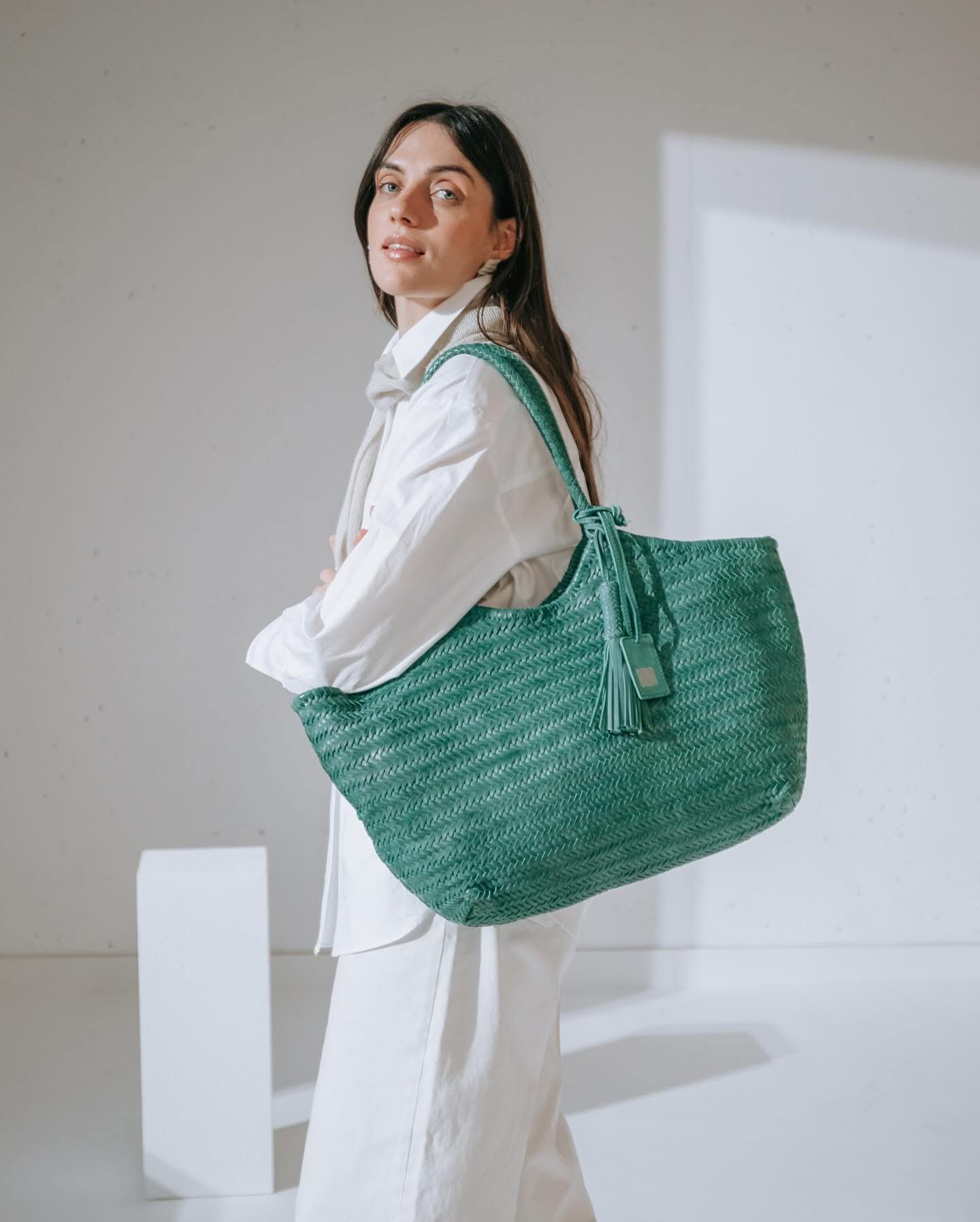 Biba Barcelona Perkins Schoudertas L Green
