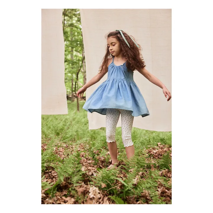 Soor Ploom Legging Fleuri Capri | Blanc