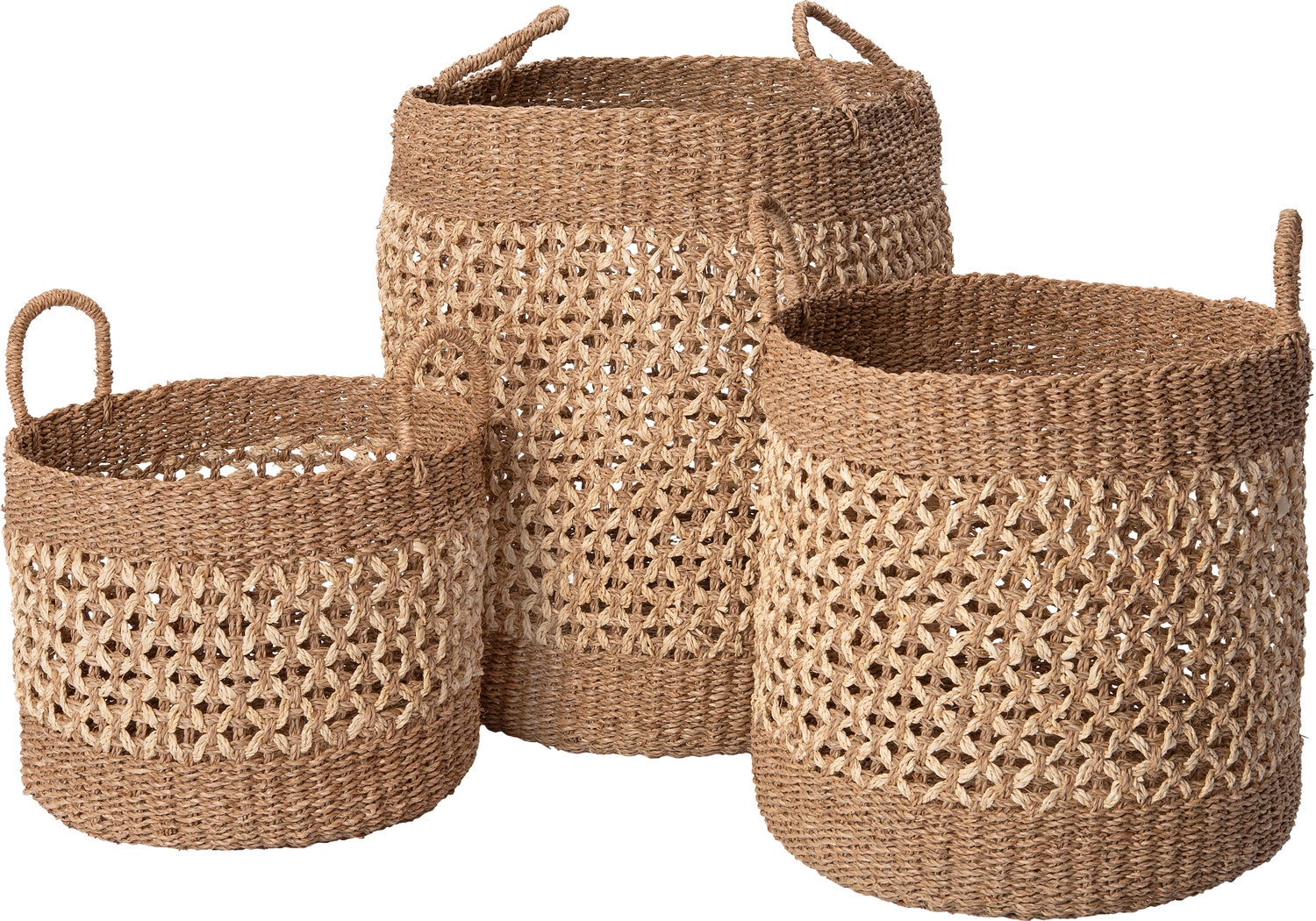 Intratuin opbergmand Reiko naturel D 25 H 28 cm