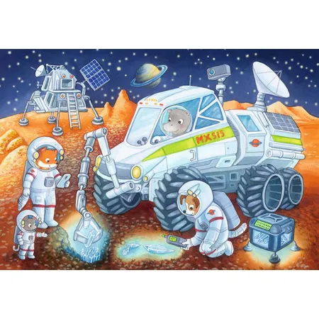 Ravensburger Puzzle - Reise durch den Weltraum, 2 x 24 Teile