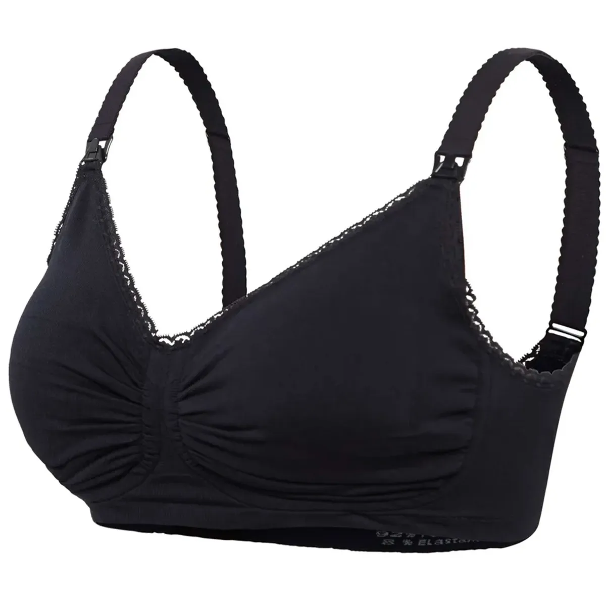 Carriwell Soutien-Gorge d’Allaitement Rembourré Carri-Gel + Compresses d'Allaitement - Paquet de 6 - Blanc OU Noir