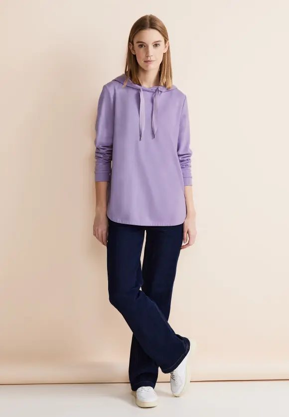 Shirt im Hoodie Style - smell of lavender