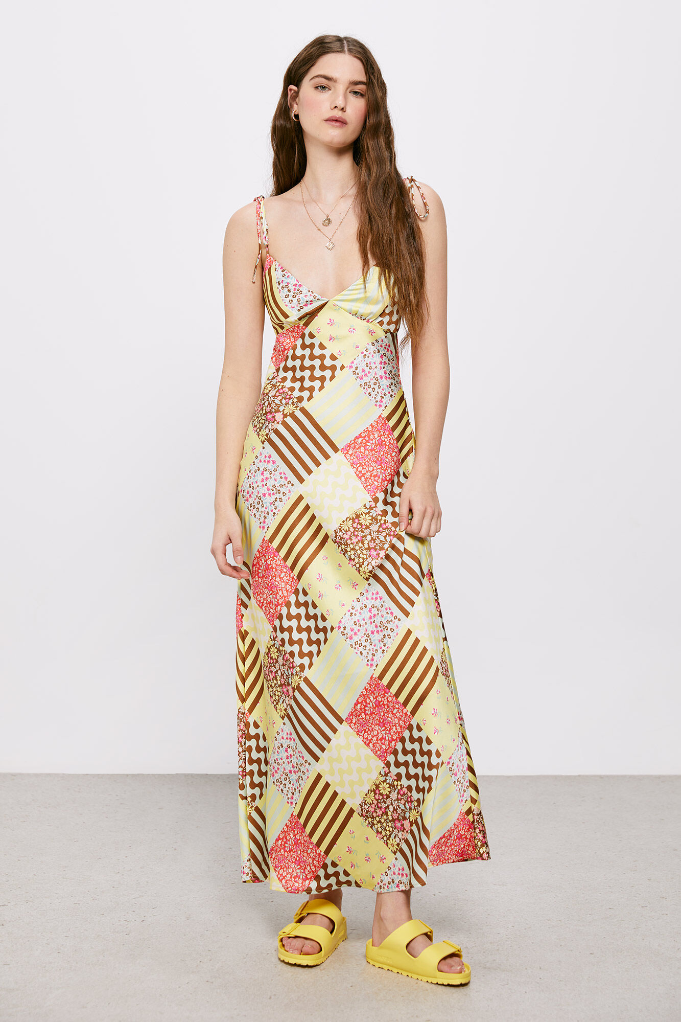 Vestido Patch - amarelo