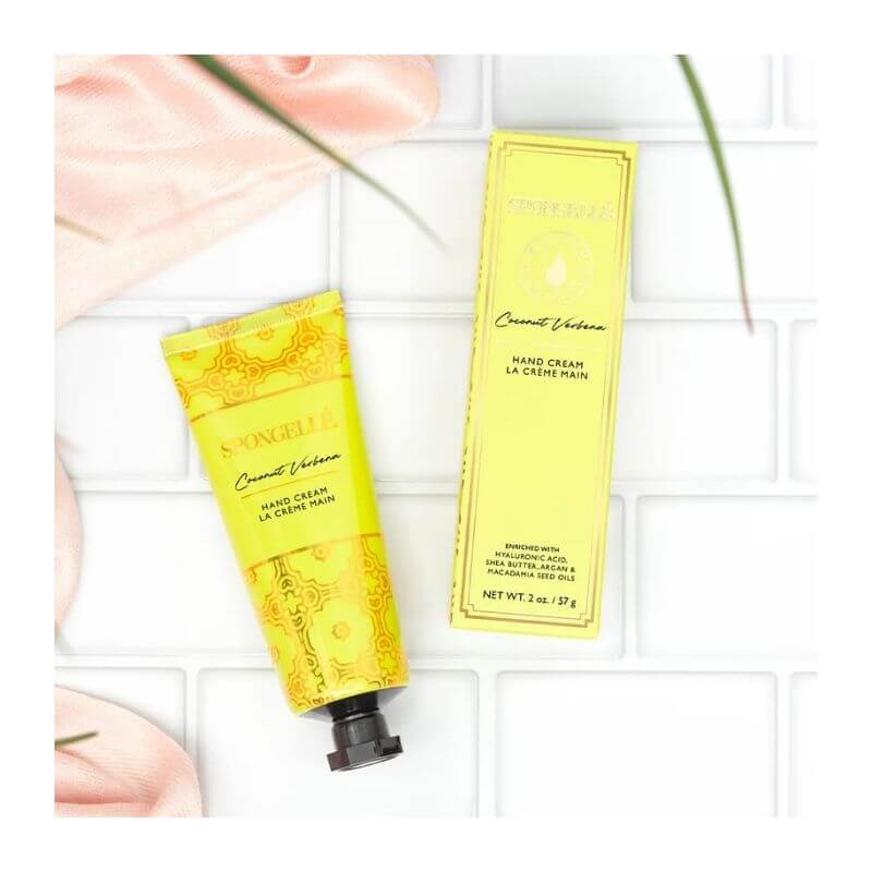 Crème pour Mains Nourrissante Coconut Verbena Spongellé 57g