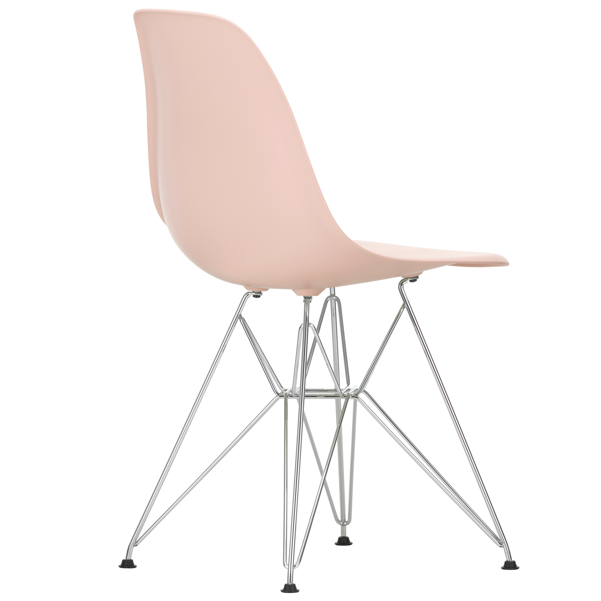 Eetkamerstoel DSR RE chroom Pale Rose