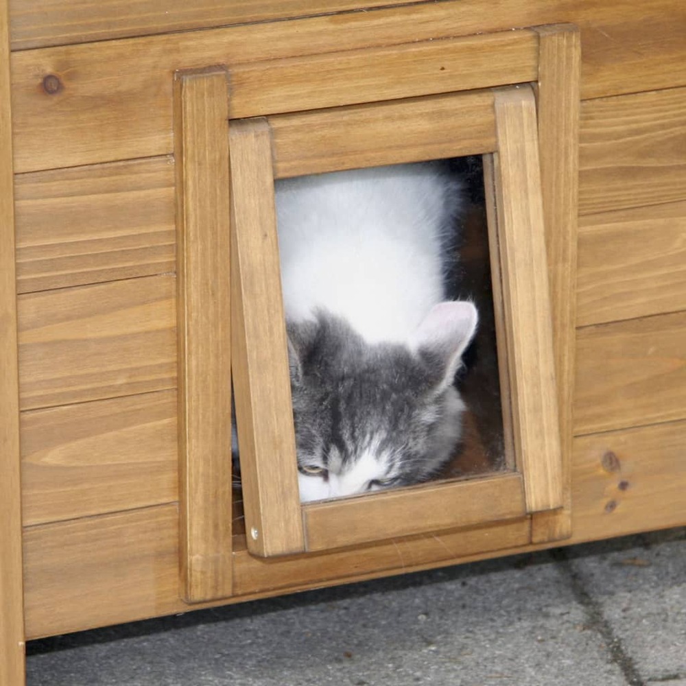 Maison de chat lodge 77x50x73 cm