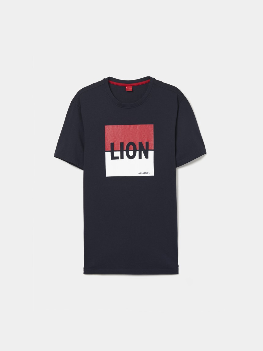 T-shirt de algodão com estampado