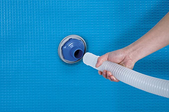 Pool Einhänge Skimmer Schwimmbecken Reinigungs Zubehör Sieb für Filter ab 3.028l/h - Grau