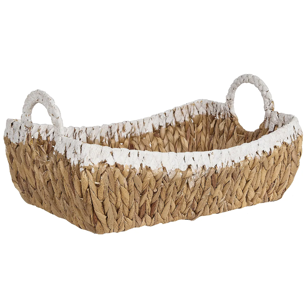 Beliani Paniers CAMPHA en jacinthe d'eau - Naturel