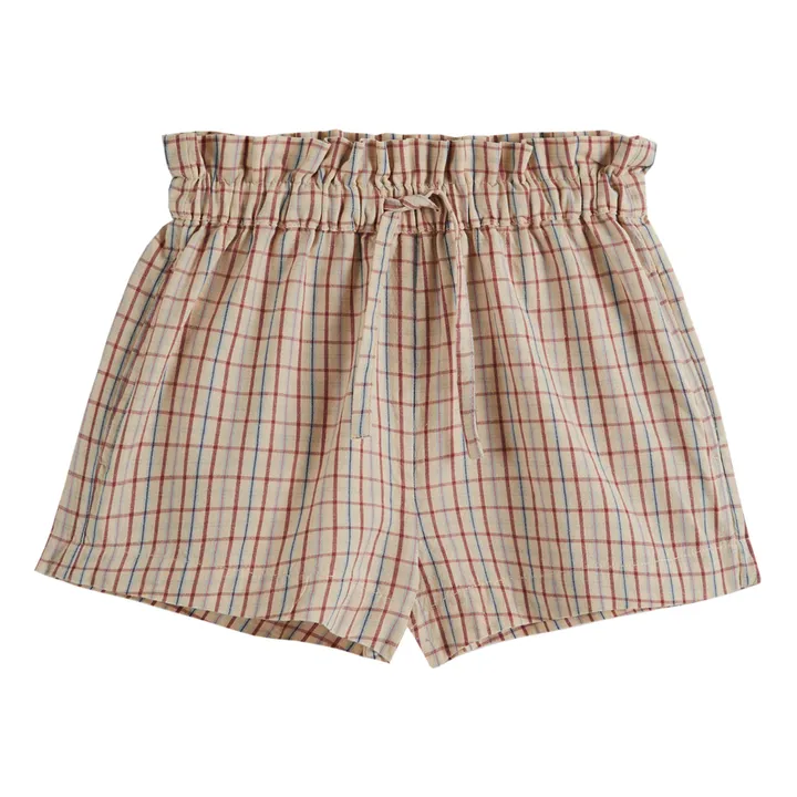 Emile et Ida Short Ample Carreaux | Vanille