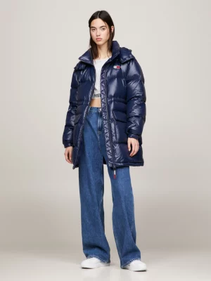Jaqueta puffer Alaska midi de plumas recicladas