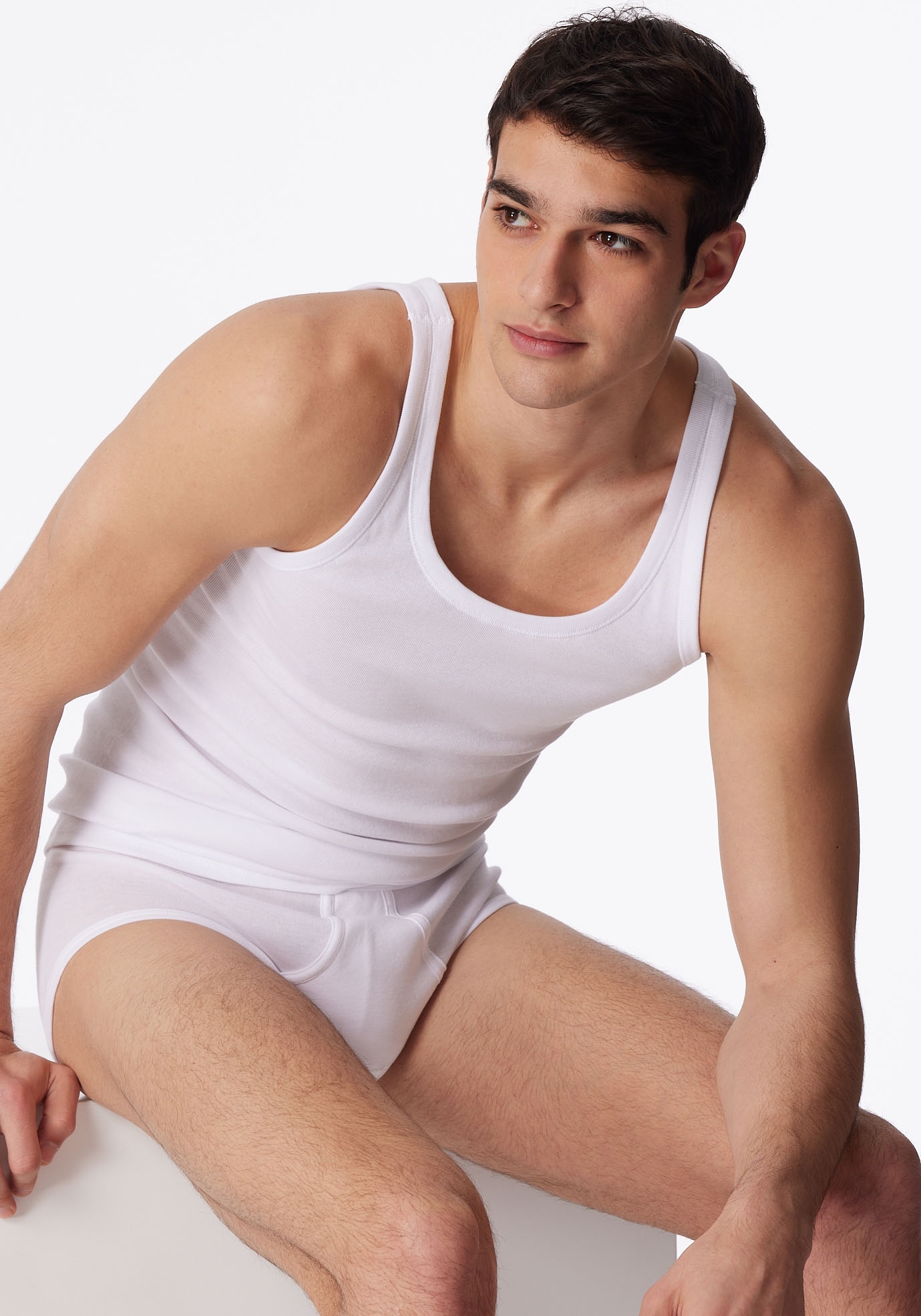 Schiesser Unterhemd »Original Classics«, mit Markenlabel