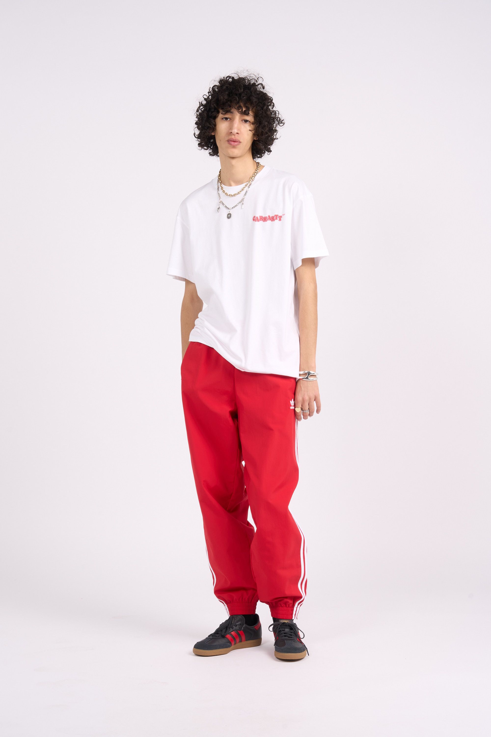 CARHARTT WIP T-shirt  S/S Fast Food T-Shirt Blanc