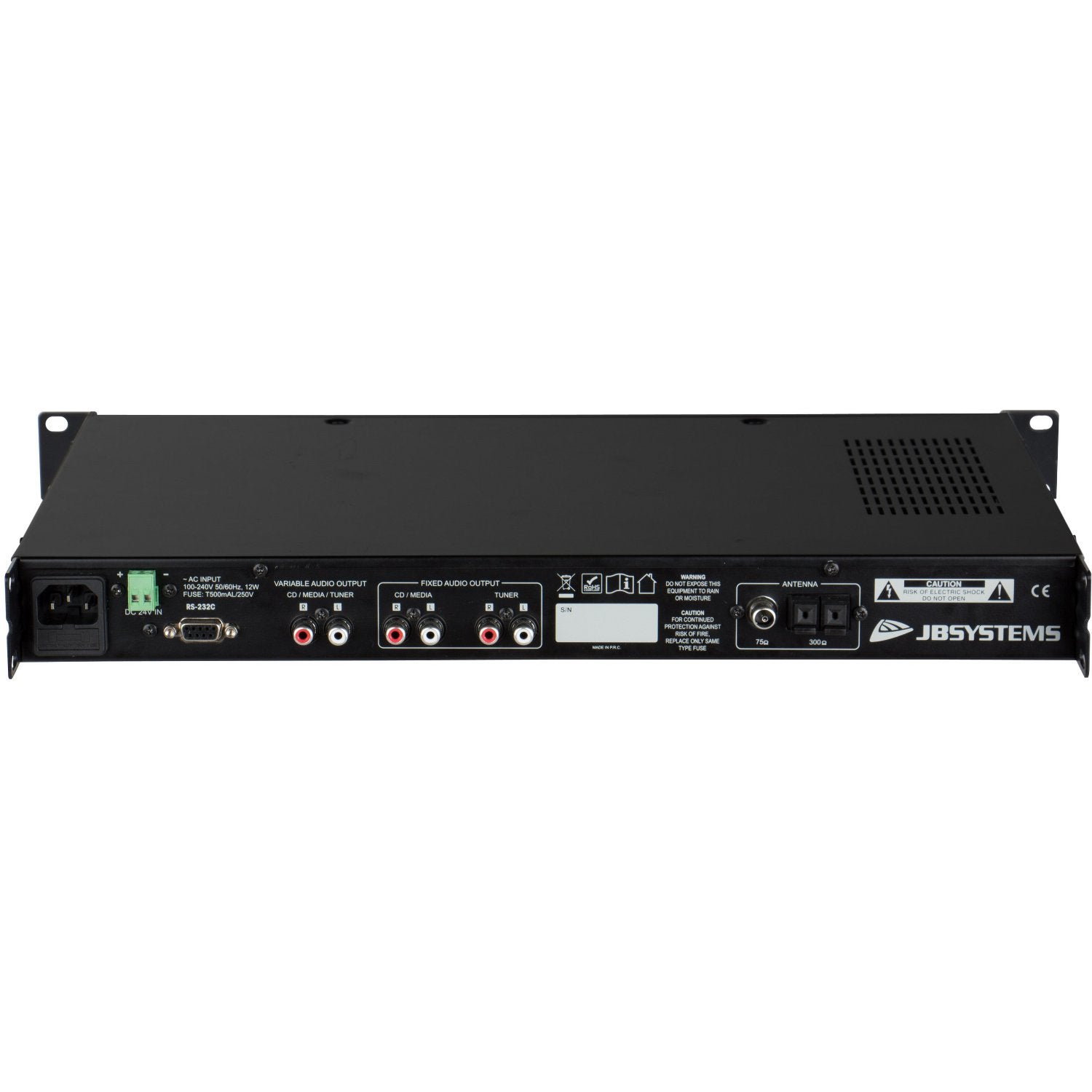JB systems USB3.1-RDS CD/USB/SD-speler en radio