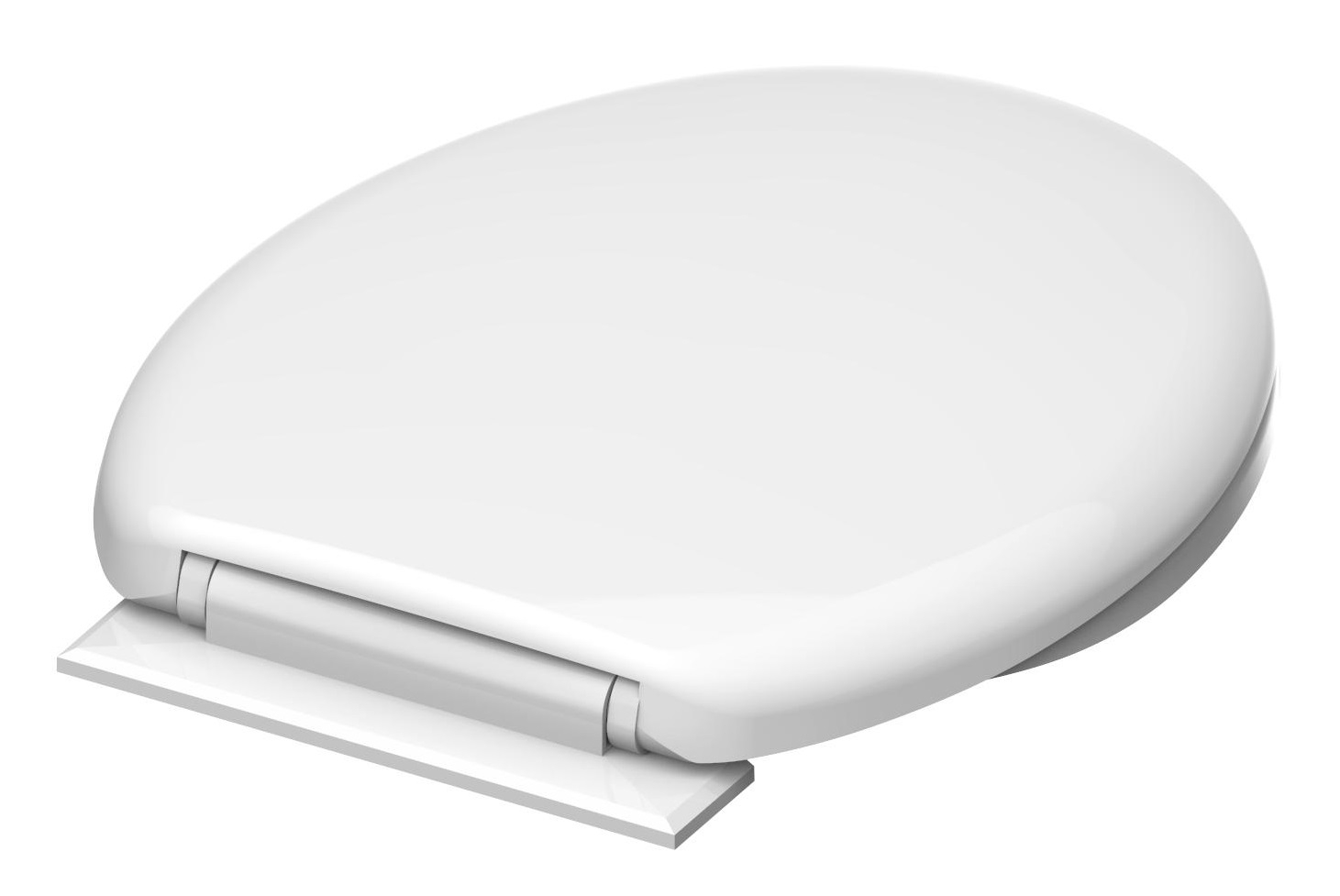 Schutte Duroplast WC-zitting met Soft-Close valrem, wit