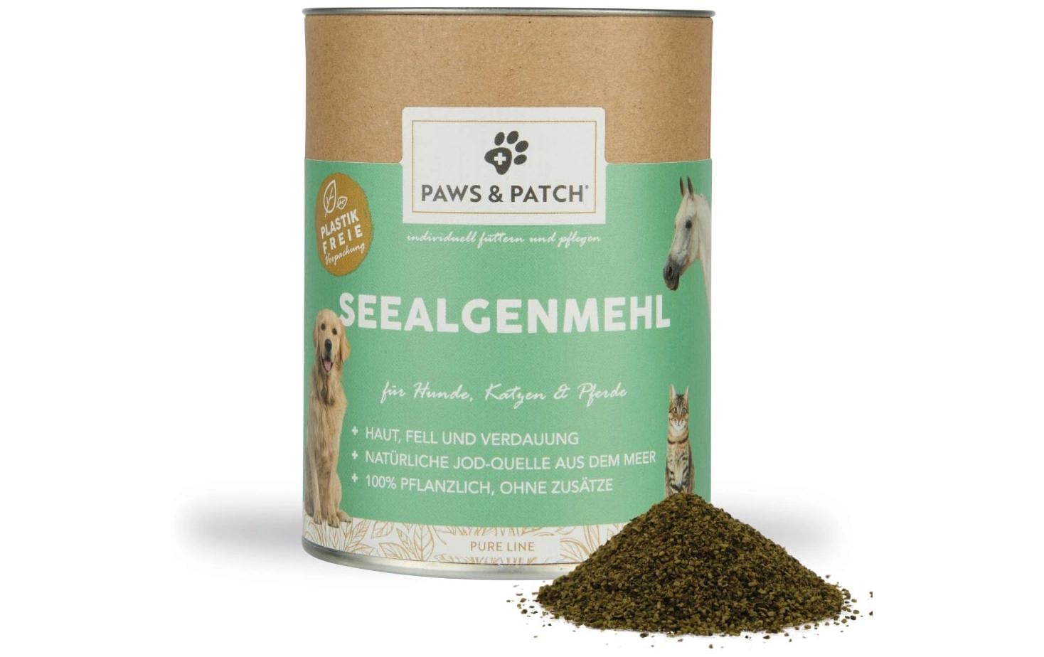 Hunde-Nahrungsergänzung Seealgenmehl 250 gEinzelfuttermittel für Hunde und Katzen