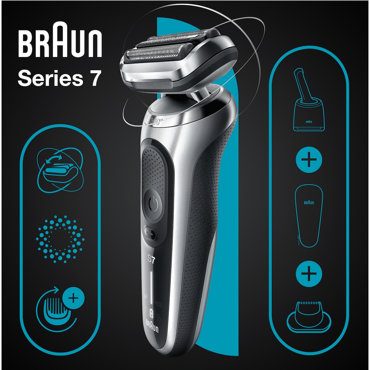 Braun Series 7 barbermaskin 71-S7200cc