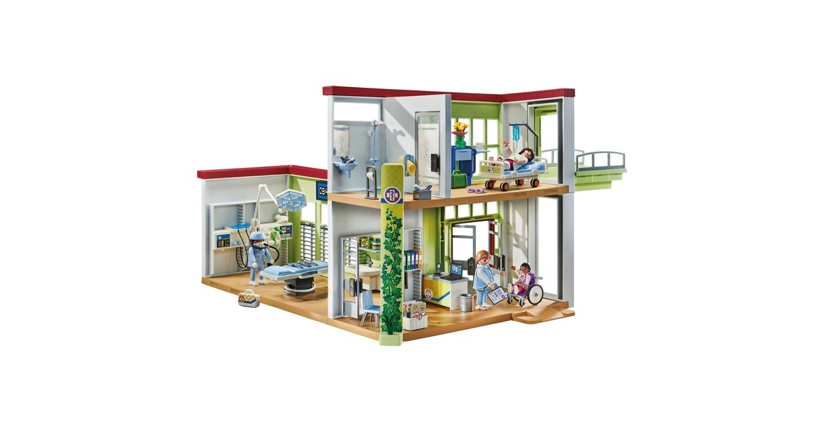 PLAYMOBILAction Heroes - Modern ziekenhuis  Constructiespeelgoed  (71615)