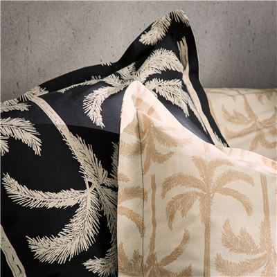 Linge de lit palmiers design - BECQUET CRÉATION