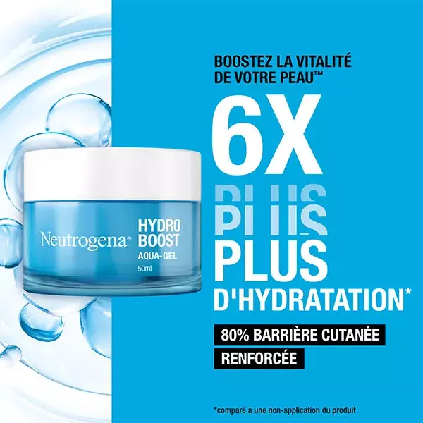 Neutrogena Aqua-Gel Hydro Boost Facial Care para Pele Normal a Mista, Embalagem com 2 unidades de 50ml