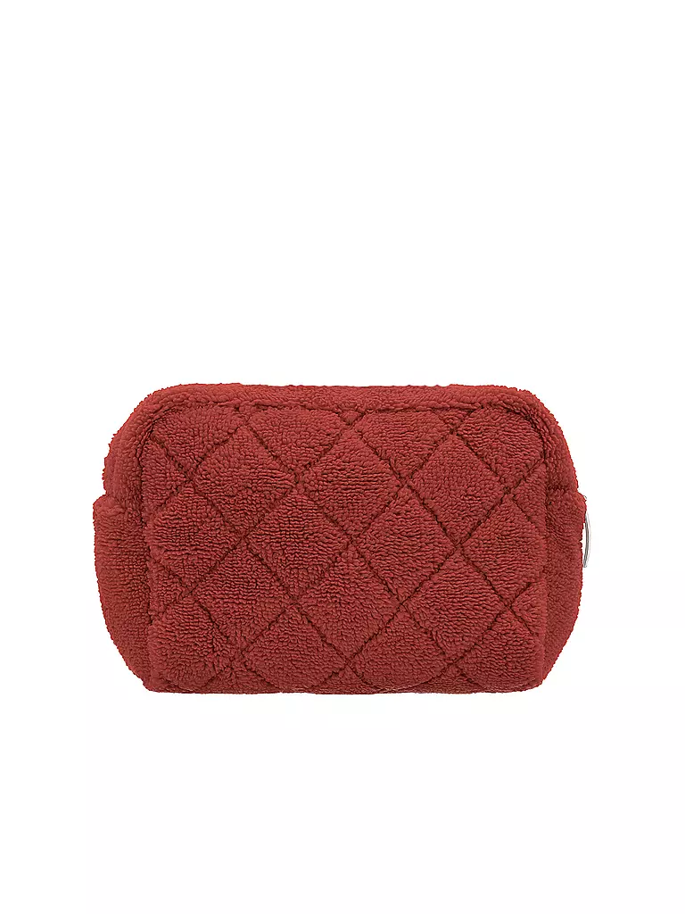 VOSSEN Kosmetiktasche 11tlg. BEAUTY BAG Raw Sugar dunkelrot