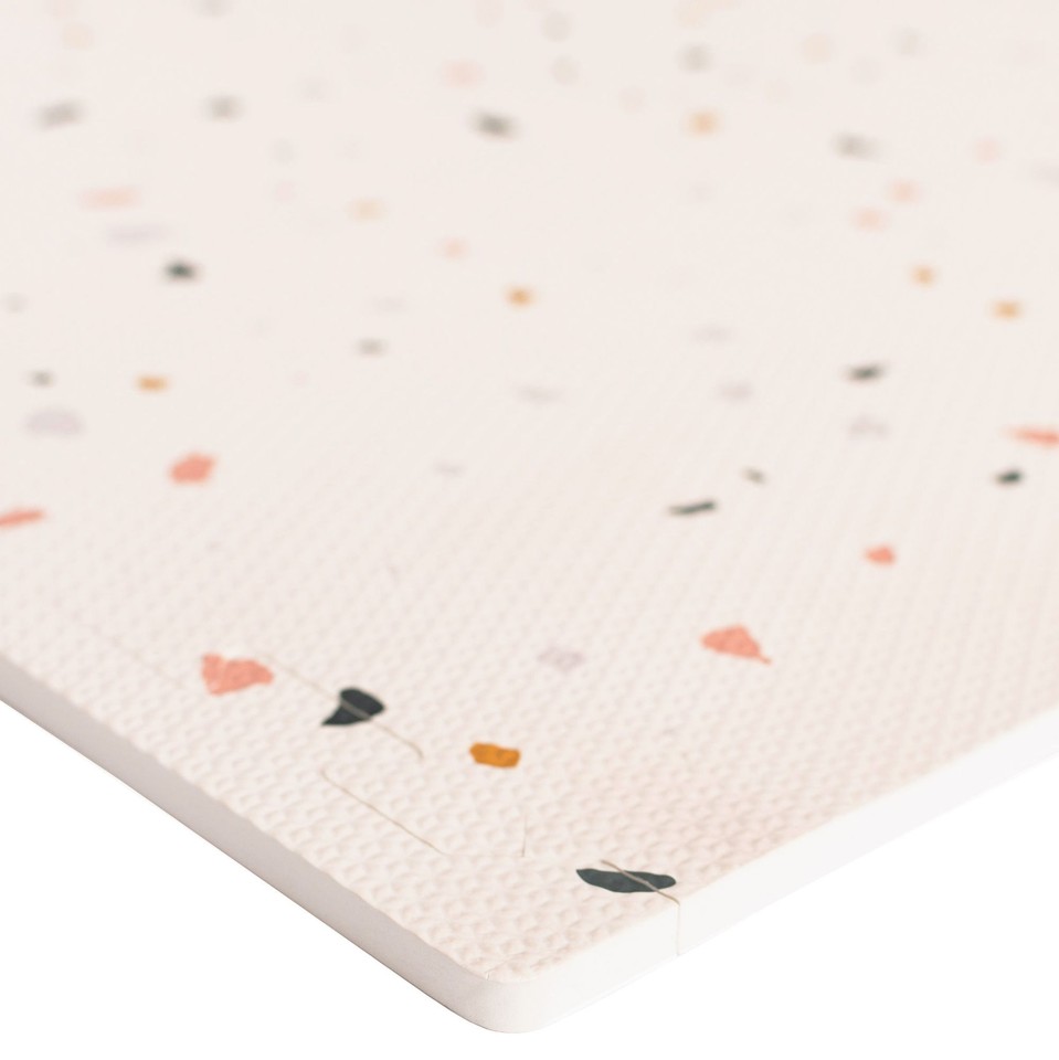 3 Sprouts - Gulvpuslespil - Terrazzo / Lys rosa