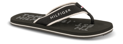 Tommy Hilfiger Pool slides unisex Sort FM0FM04469BDS | Skoringen