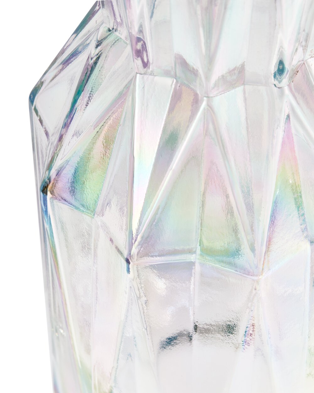 POLSPOTTEN  Glass Folds vase, L - multi