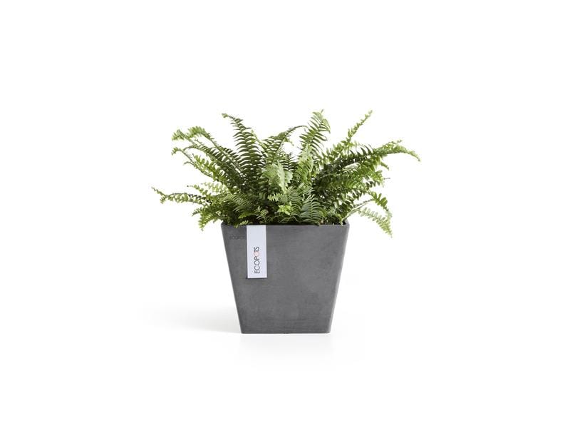 Ecopots Pflanzentopf Rotterdam 30 Grau Blumentopf