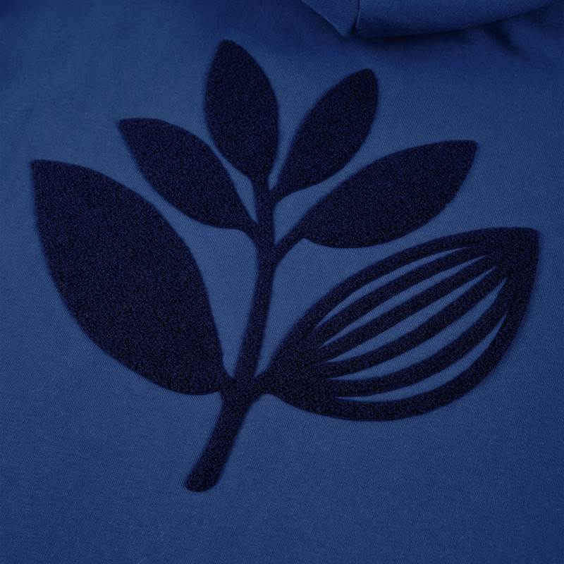 SWEAT À CAPUCHE TERRY PLANT - BLEU OCÉAN