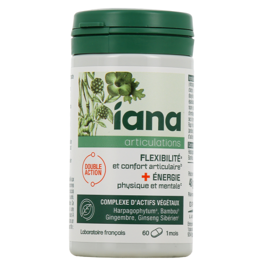 Iana Articulations Compléments Alimentaires Flexibilité et Energie