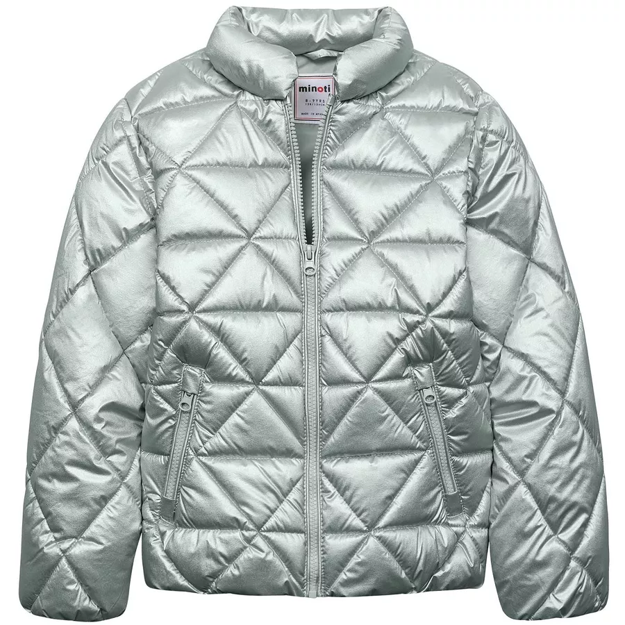 MINOTI Steppjacke mit Kapuze Silber