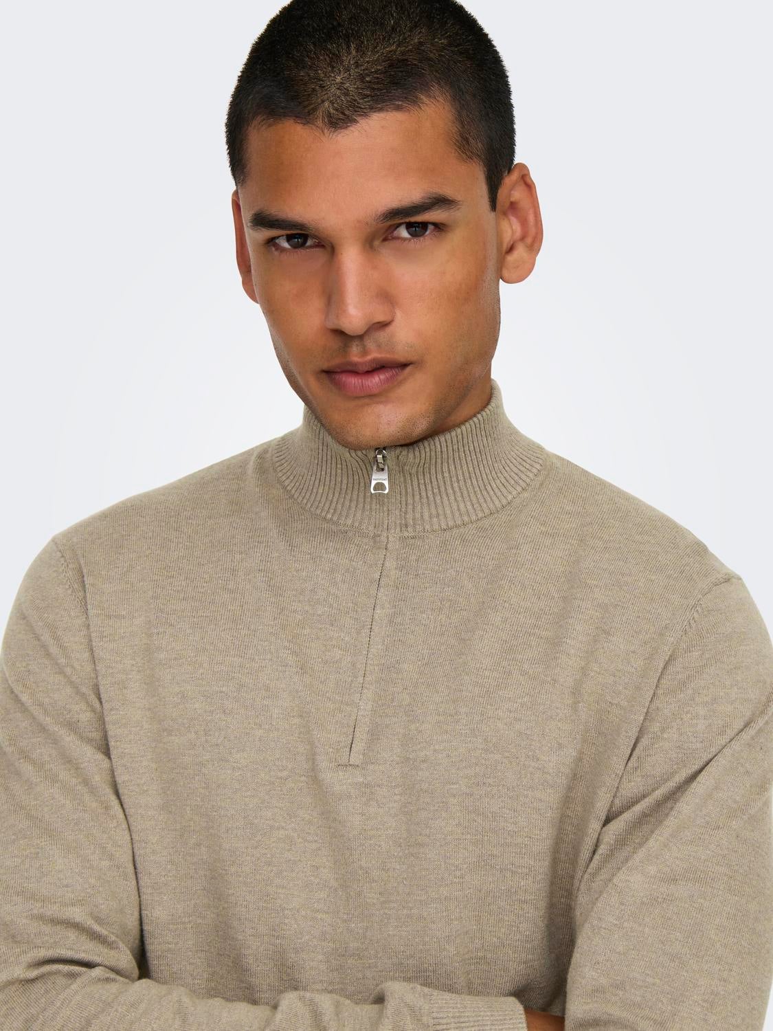 ONSLOUI Pullover Desert Taupe