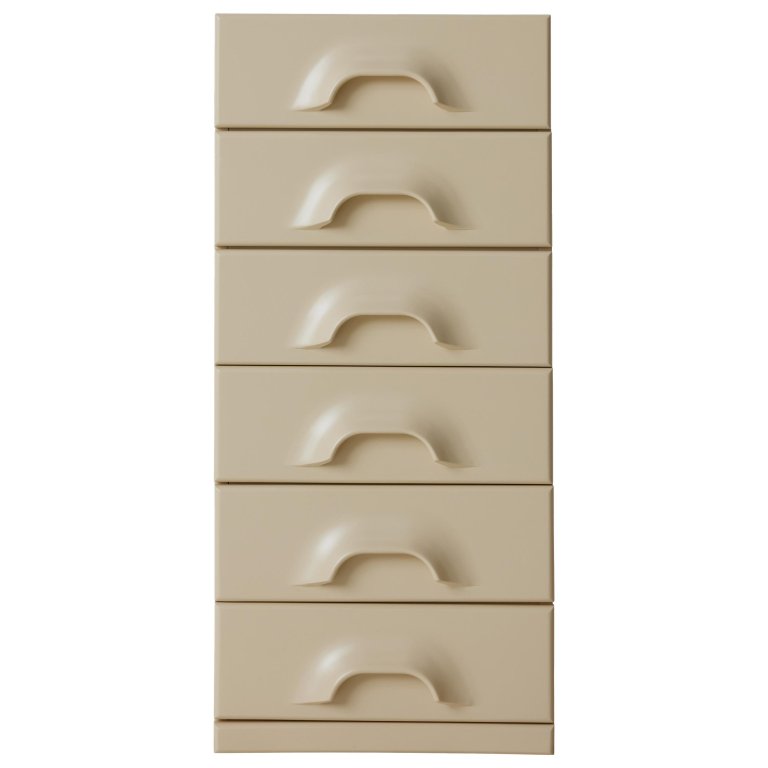 HKliving Chest of 6 ladekast Cream