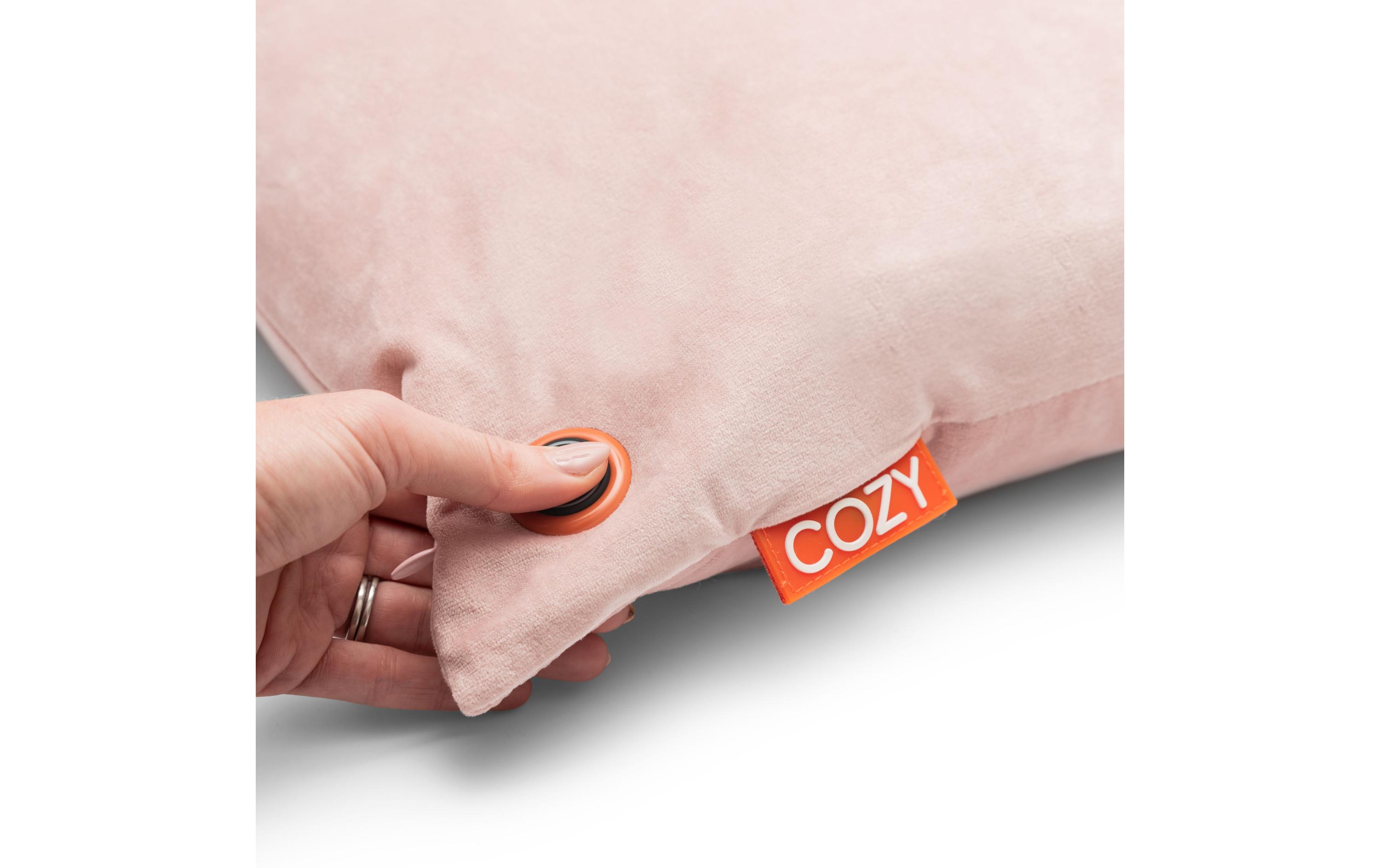 Heizkissen Cozy Una Samt Akkubetrieb, HellrosaWärmekissen für mehr Komfort und Wärme